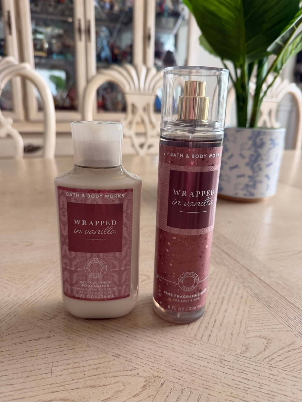 Bath & Body Works Wrapped in Vanilla Fine Fragrance Mist & Body Lotion
